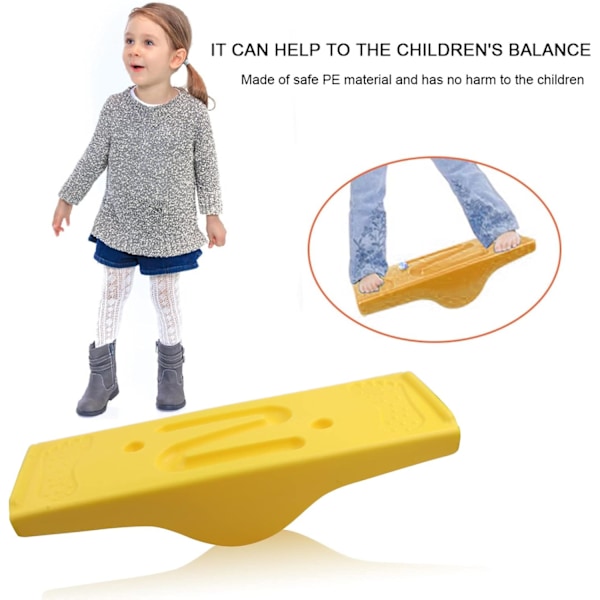 Balance Board Sensorisk Integrationsträning Leksak för Barn GUL
