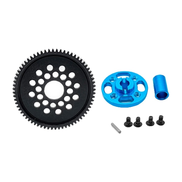 1/10 Rc Hög hastighet Växellåda Uppgraderingssatser 54500 Aluminium Kit Metall Rc Växlar Kompatibel Tamiya Tt 02 Crawler Rc Hobby Bil Modell Kit