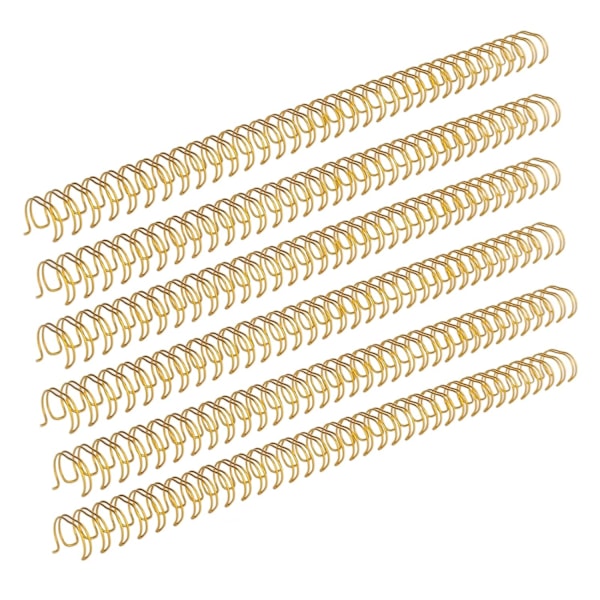 Spiral Binding Combs - Double Loop Wire Binding Spools, 1/2in Diameter, 100 Sheet Capacity