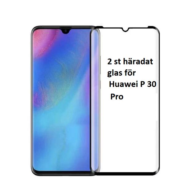 2 st Full lim skärmskydd för Huawei p30 pro