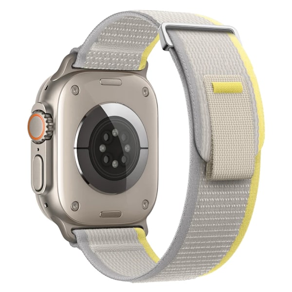 Trail Loop rem til Apple Watch Band 44mm 40mm 45mm 41mm 42 44 45 mm Sportsarmbånd iwatch Ultra 2 49mm serie 9 8 se 7 6 5 4 3 gul beige 02 yellow beige 02 41mm 40mm 38mm