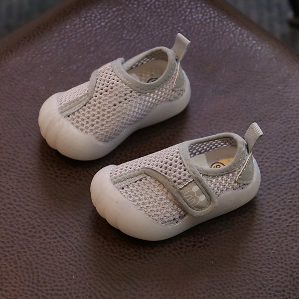 Barnsneakers som andas för småbarn Grå 19 Gray 19