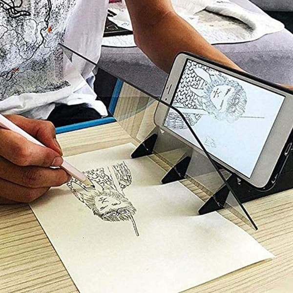 Sketch Wizard Spårningsritbräda Optisk Ritprojektor Målning - Perfet Svart OneSize-max Black OneSize