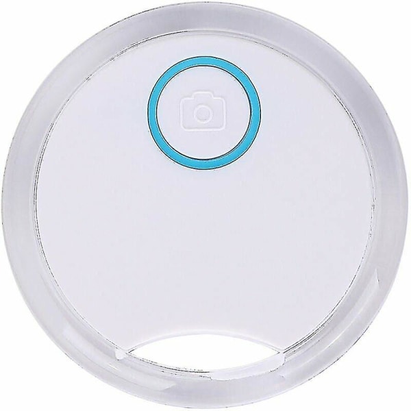 S8 Privat modell Anti-förlorad rund Bluetooth nyckelring (vit) Present