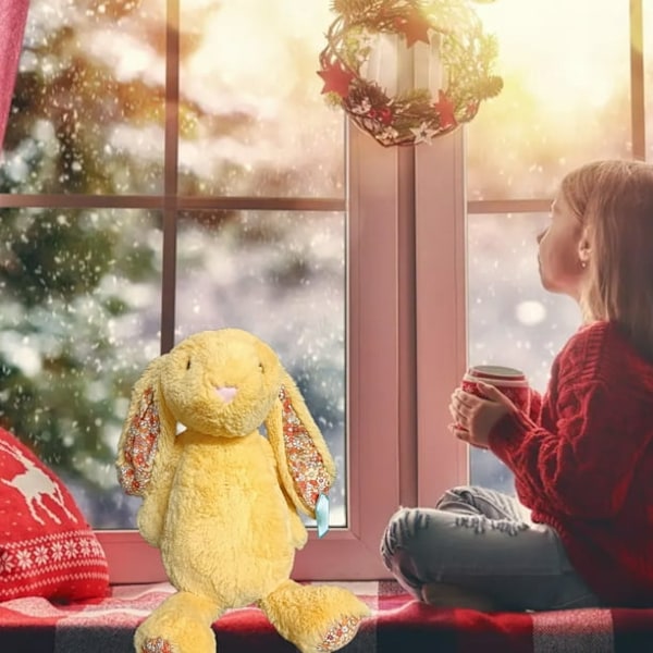 Jellycat - Blossom Tulip Pink Kanin - Gave til Jenter Gutter Barn Kvinner Gul 35 cm yellow yellow color