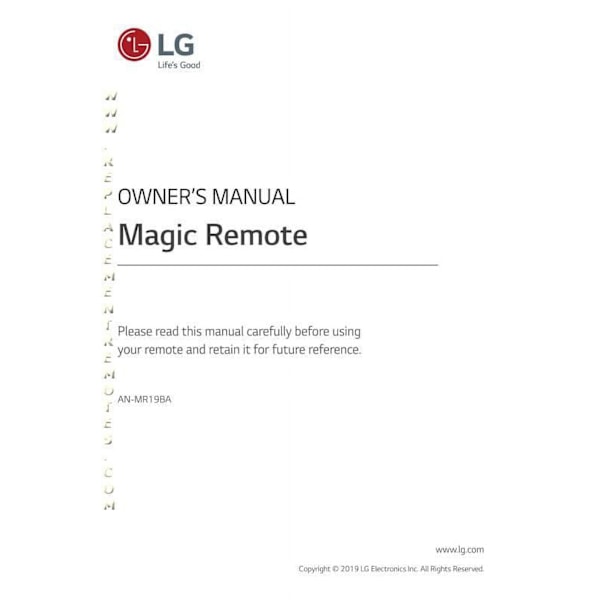 AN-MR19BA Magic TV-fjernbetjening med pegefunktion og stemmestyring