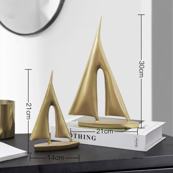 Segelfartyg modell segelbåt dekoration objekt