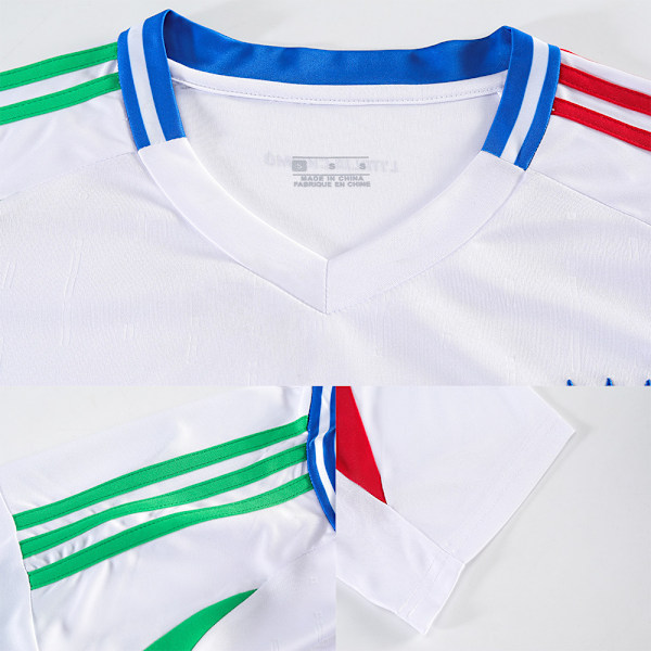 UEFA EM 2024 Italian Away Jersey Lapset Jalkapallopaidat No.14 Chiesa 26 No.14 Chiesa 26