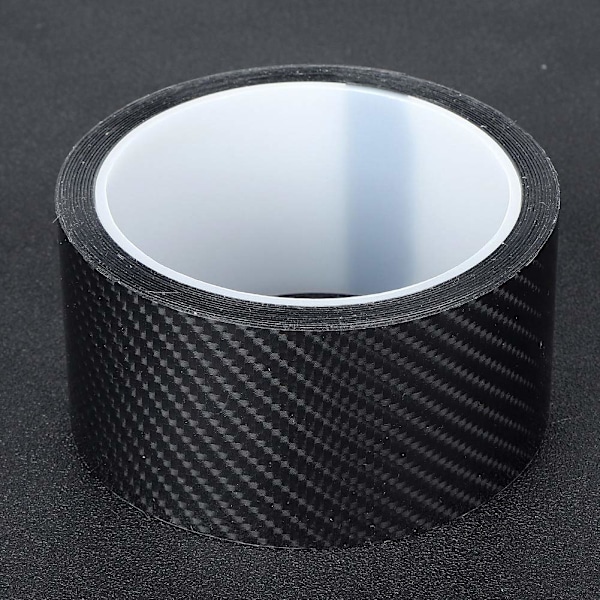 Karbonfibertape for biler, svart karbonfiber beskyttelsesfilm dørkantbeskytter ripebestandig klistremerke 5CM*3M 5CM*3M