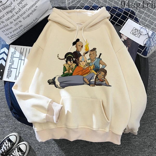 Unisex Avatar The Last Airbender Fire Nation Hoodie Herr Harajuku Hip Hop Casual Streetwear Kawaii Anime Print Sweatshirts Man 30329 S