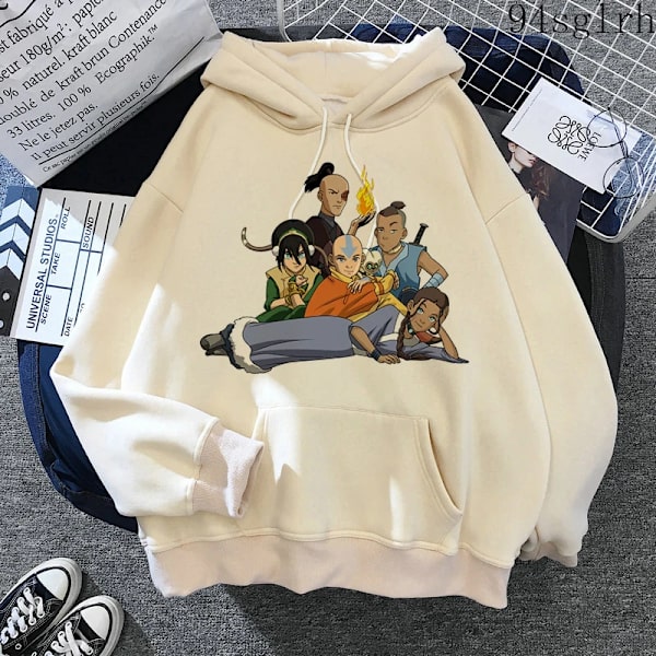 Unisex Avatarin Legenda Tulimaan Huppari Herr Harajuku Hip Hop Casual Streetwear Kawaii Anime Print Hihla  30329 XL