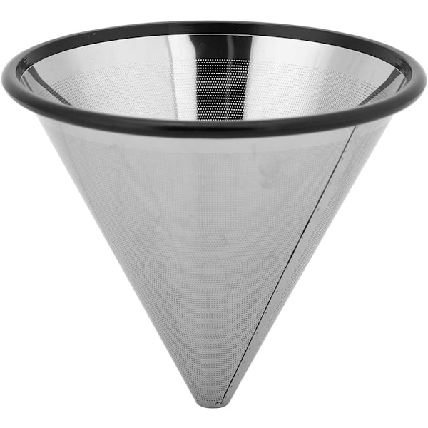 Kaffefilter, YJ‑99A3 Kaffefilter i rustfrit stål Te Coffee Dripper Kaffenetfilter