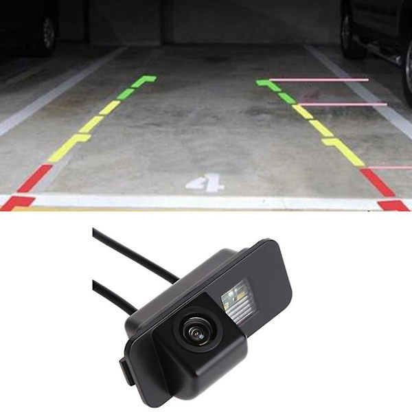 Bil bakkamera til Ford Mondeo/fiesta/focus Hatchback/s-max/kuga/evere [DB] Sort Black