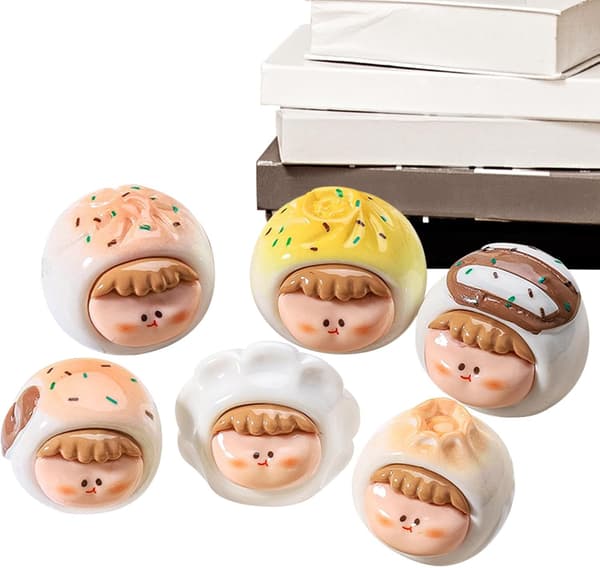 Søde Tegneseriefigurer | Harpiks Mini Bordpynt til Piger Samling og Dekoration