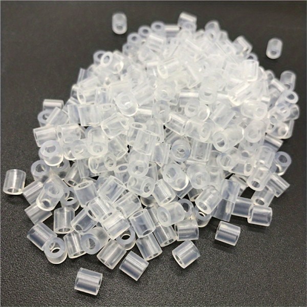 500 st DIY-matchande pärlor, 5 mm handgjorda fusionspärlor, material för DIY-armband, örhängen, leksak, pussel och panel clear1
