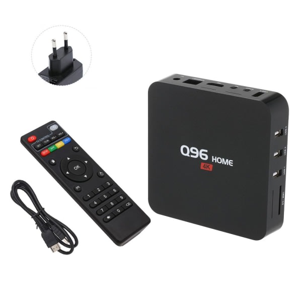 Q96 HOME Smart TV Box Set Top Box EU PLUG8GB+128GB