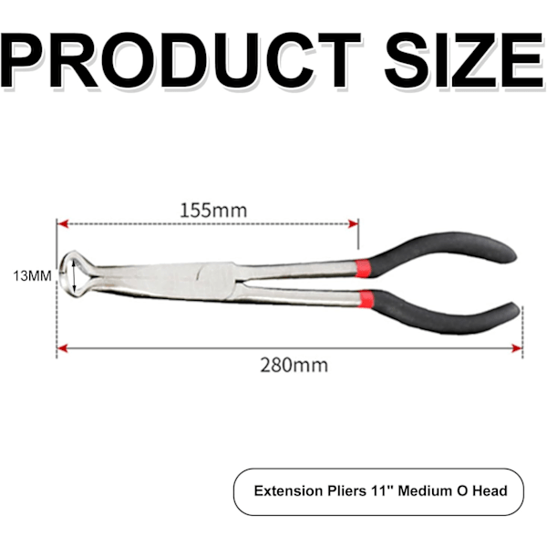 Letkunkiinnitteiden purkupihdit - Taivutettujen leukojen poisto työkalu liittimille (1 kpl) 1 pc.