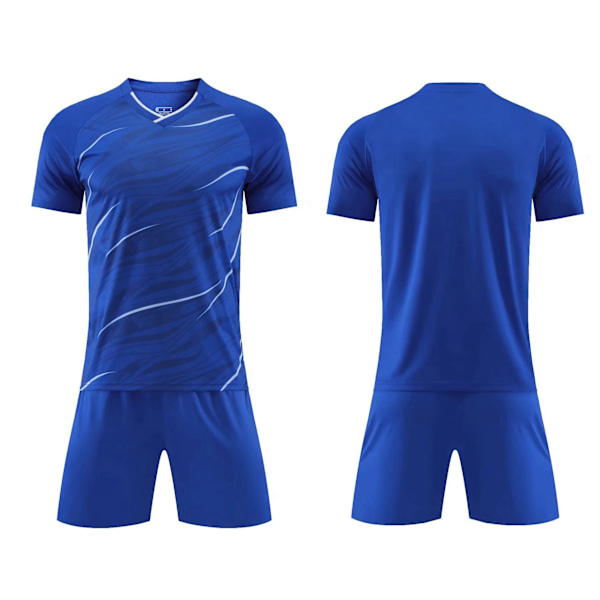 Barn Fotbollströjor Herr Pojkar Fotbollskläder Set Kortärmad Barn Fotboll Uniformer Vuxna Barn Träning  Träningsdräkt Jersey Grå S Gray S
