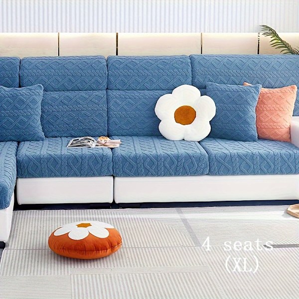 1 st Nordic Stretch Soffa Slipcover, Halkfritt sofföverdrag, Anti Pet Scratch Möbelskydd För Sovrum Kontor Vardagsrum Heminredning