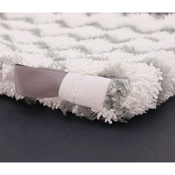 6-pak Dampmopputer med skrubbestrimler for Shark Pocket Mop S3500-serien - Hvit