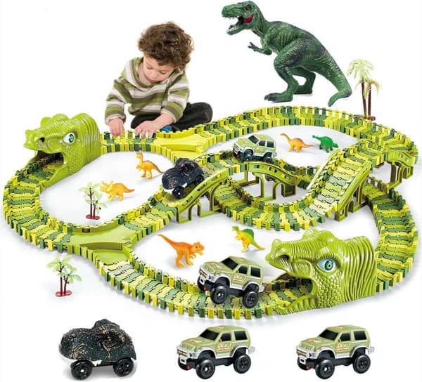 Stor Bilbane for Barn - Dinosaur