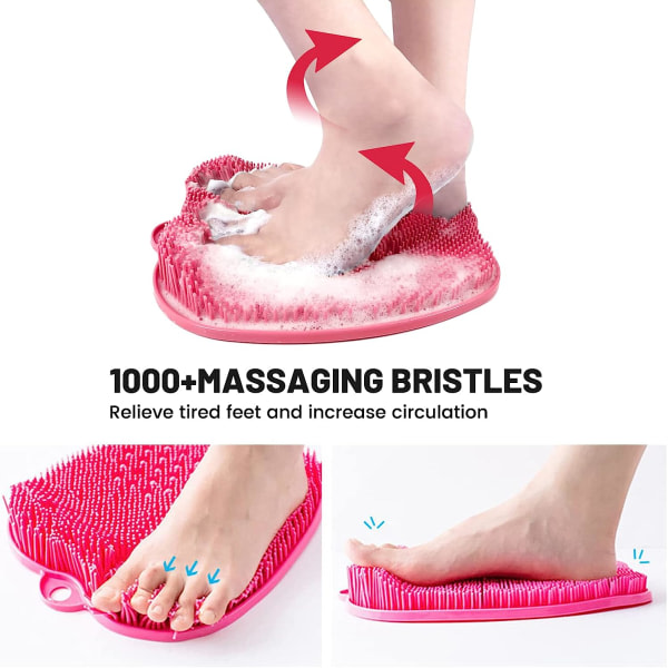 (Rosa) 1 st Large Foot Wash, Foot Wash Shower, Exfoliating Mas