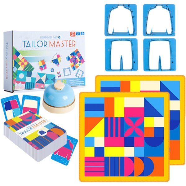 Tailor Master Väriyhdistyslautapeli | Kasvattava ajattelulelu lapsille Junior version