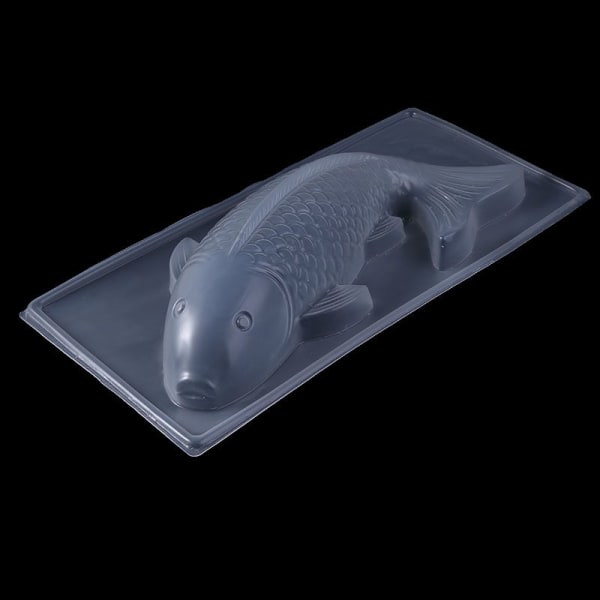 SQBB Gör-det-själv 3D Koi-fisk Plastkaka Mould Gelé Handgjord Transparent Sugarcraft- form Gör-det-själv hantverk