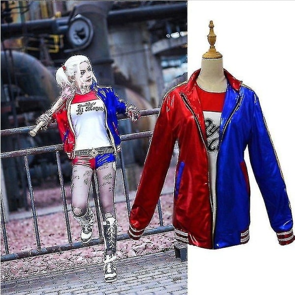 Harley Quinn Halloween kostume Voksen S Kun handsker SQBB