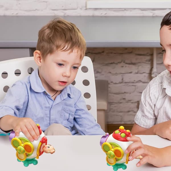 Sugkoppsbadleksaker | Sensorisk Handspinner för Pojkar & Flickor - Kul för Badtid