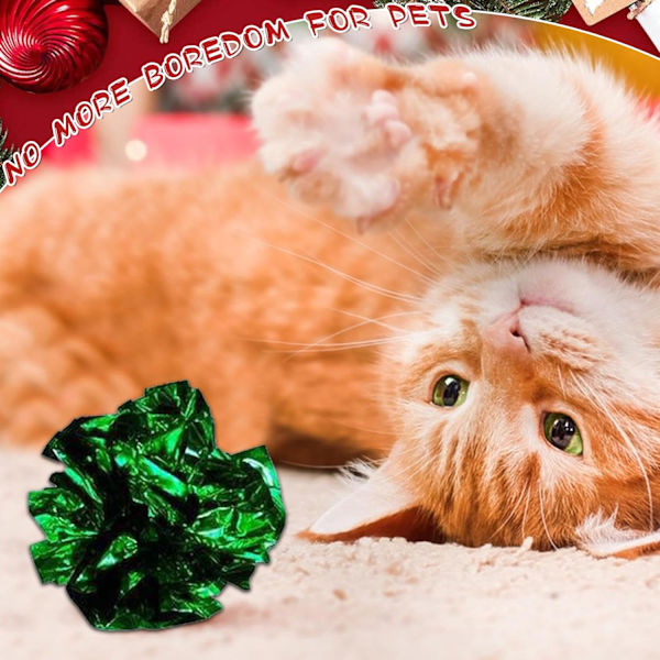 2024 Katt-Adventskalender med 24 Katt-Leksaker, Fjäder- och Musleksaker för Katter, Julnedräkningsskoj (Stil 1) Style 1