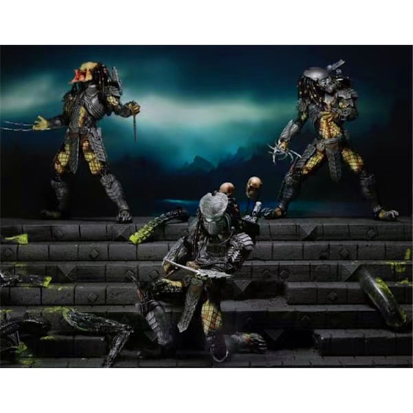 Predator-hahmo Neca Aliens Vs Predator -sarja Alien Covenant Elder Youngblood Predator Serpent Hunter lelu elokuva toimintahahmo[hsf]（B）