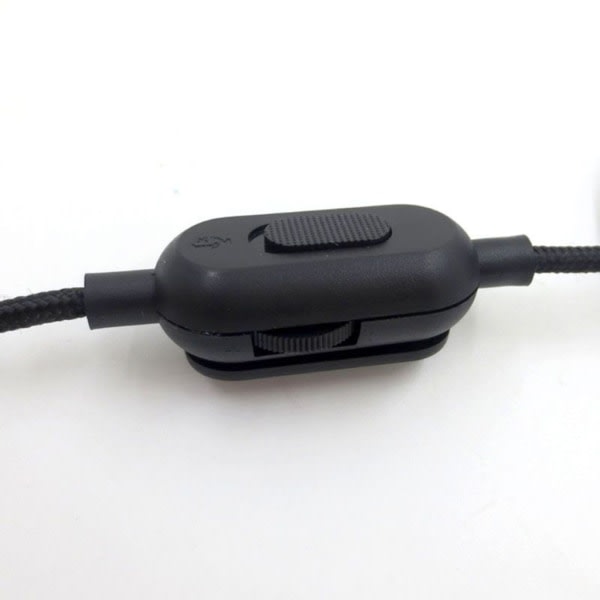 SQBB Bärbar hörlurskabel Ljudkabel för Logitech GPRO X G233 G433 G633 G933 A10 A40 hörlurar