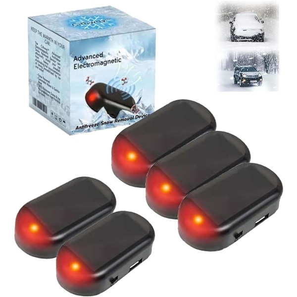 Electromagnetic Car Deicer, Microwave Snow Removal Device (5 pcs)