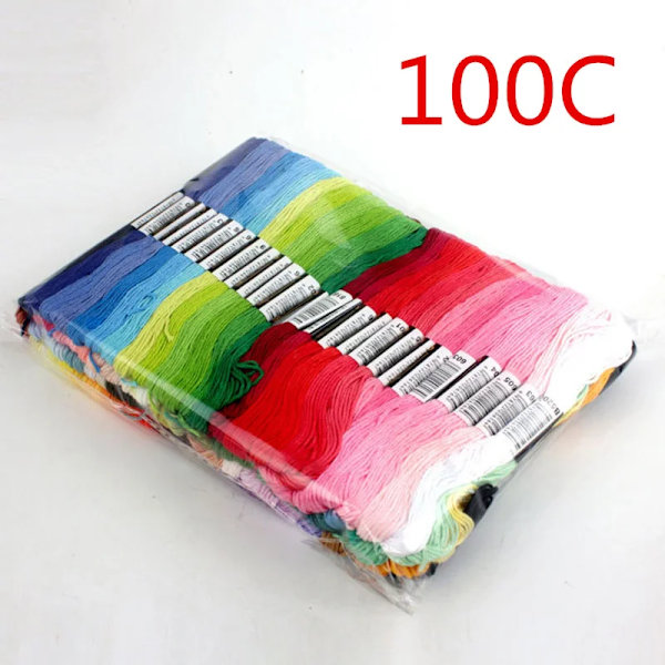 Ankare Liknande Dmc Cross Stitch Bomull Broderi Tråd Tåd Sömning Skeins Craft Upprepar 50 Färger