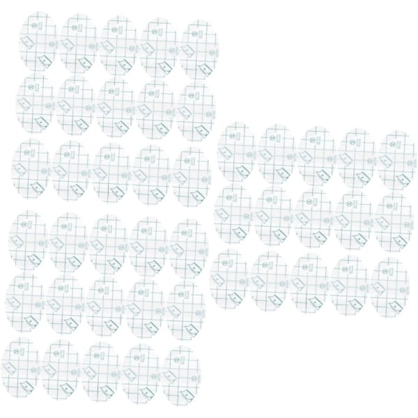 WJ 3 set med 40 ark Hälskyddsfotblisterlappar Hälgrepp Skoinsatser för kvinnor Högklackade sulor Transparentx3st 6,8x4,4cmx3st