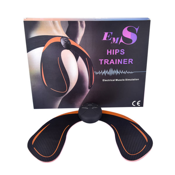 Elektronisk muskelstimulator för träning Butt Tail EMS svart svart