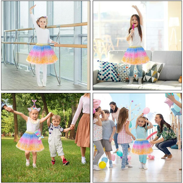 Sjøjungfruprinsesse Kostyme, Luksuriøs Tyll Tutu Kjole med Smykketilbehør til Fester