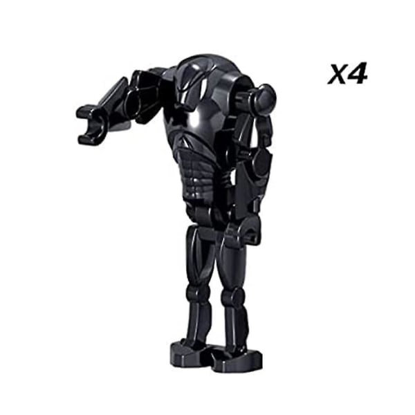 SQBB Huasi-24st Star Wars Battle Droids Byggstenar Mini Minifigurer Leksaker Presenter null none