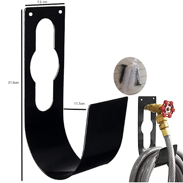2 stk utvidbar hageslangespole Slangekrok for kran, 21,5 x 11