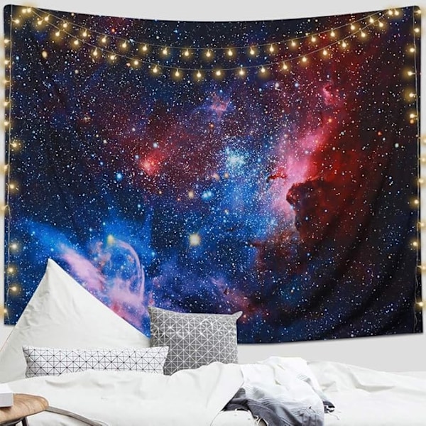 Galaxy Väggbonad Mandala Stjärnhimmel Gobeläng Vägg Hängande Psy