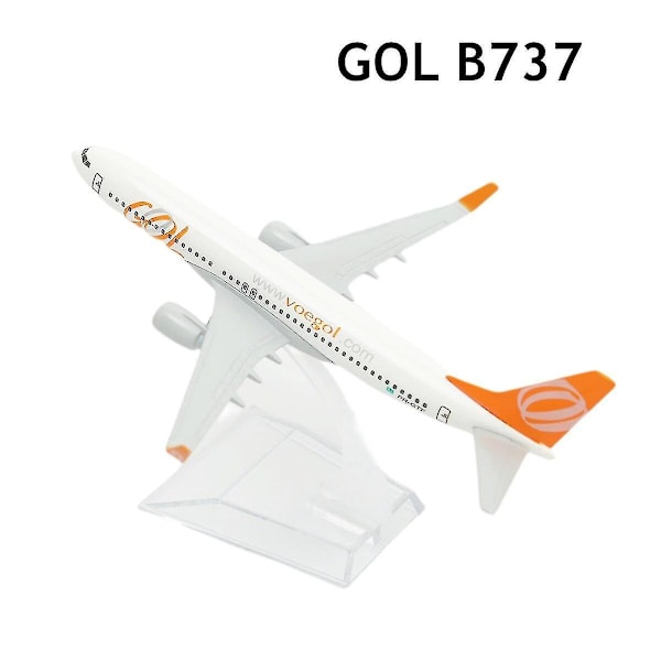 Skala 1:400 Metallflygplan Replika Flygbolag Flygplan Boeing Airbus Flygplan Modell Pressgjutet flygplan Miniatyr Leksaker för pojkar 73.GOL B737 73.GOL B737