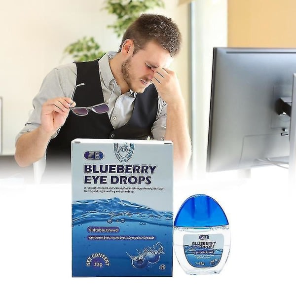 CQBB Tib 3st blåbärsextrakt ögondroppar flytande förband för att lindra visuell trötthet suddig syn Medica