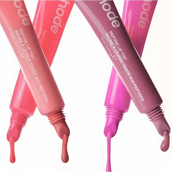 Rhode by Hailey Bieber Peptide Lip Treatment, Peptide Lip Tint, Transparent Farge og Fuktighetsgivende Finish, 10ml / 0.3 fl oz peach pit peach pit 1Pcs