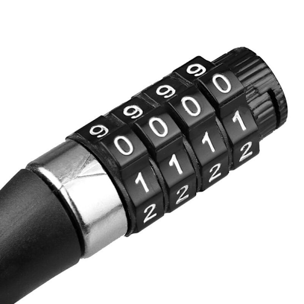 INF Pyörälukko / 4-numeroinen numerolukko Svart Sort