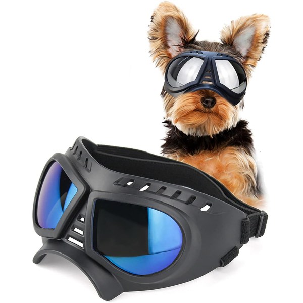 CQBB Solglasögon för småras hundglasögon hund UV-glasögon vindtät