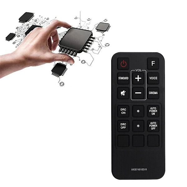 Bytt ut AKB74815311 fjernkontroll for LG Sound Bar LAS260B LAS160B LAS454B 45A1-D [DB]
