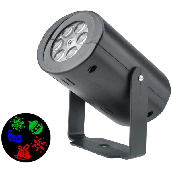 Roterande projektor LED Scenlampa Hem Xmas Party Dekor Rekvisita SQBB