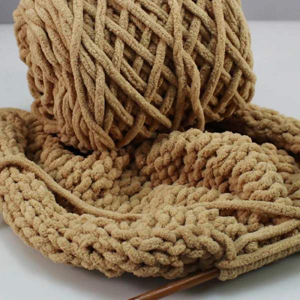 100g Chenille Scarf Garn för stickning DIY-material Färgglatt handgjort garn för handvirkning Virkat tjockt ullgarn ull 29