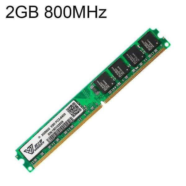 SQBB Vaseky 2GB 800MHz PC2-6400 DDR2 PC-minne RAM-modul för stationär dator